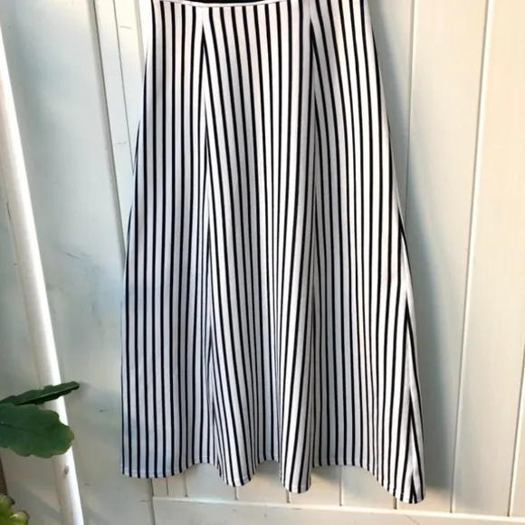 10 Crosby Derek Lam Striped Off Shoulder MIDI Dress