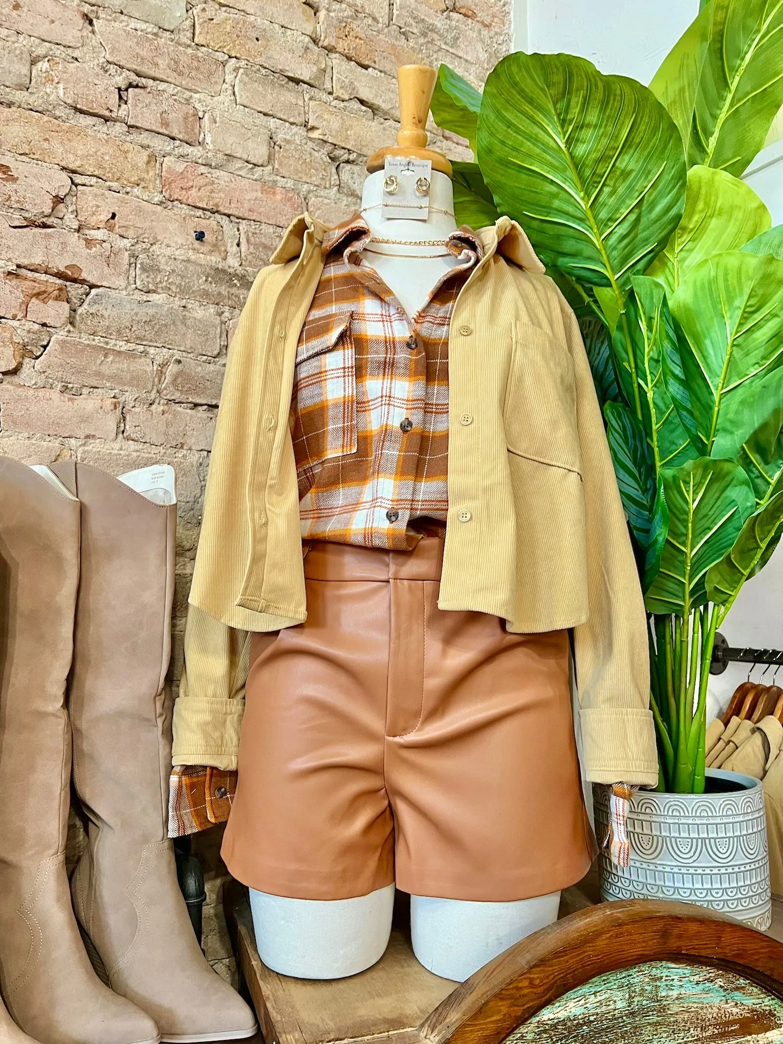 50% Off - Pumpkin Spice Rust Flannel