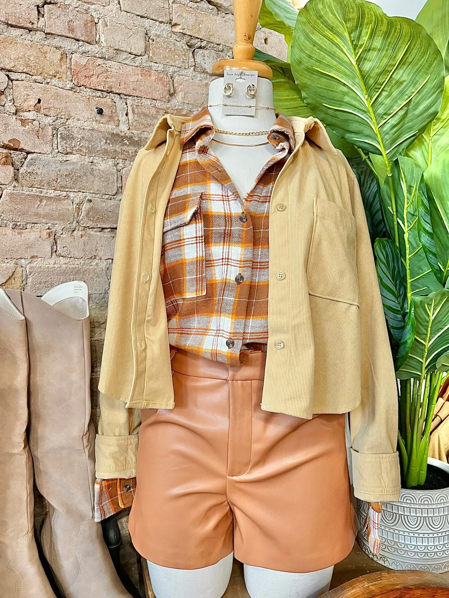 50% Off - Pumpkin Spice Rust Flannel