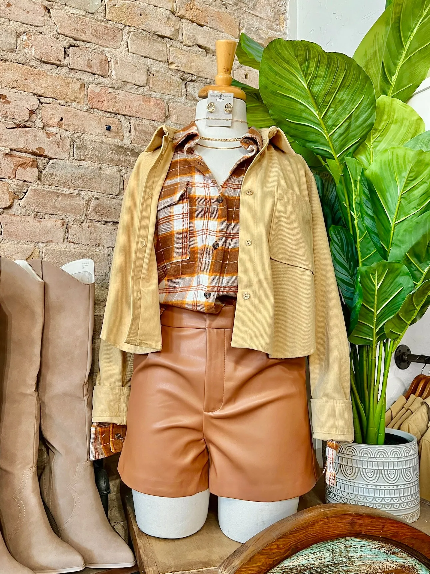 50% Off - Pumpkin Spice Rust Flannel