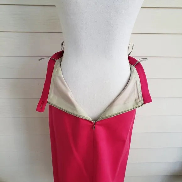 60s Style Hot Pink Jacket / Skirt Suit Set German Made