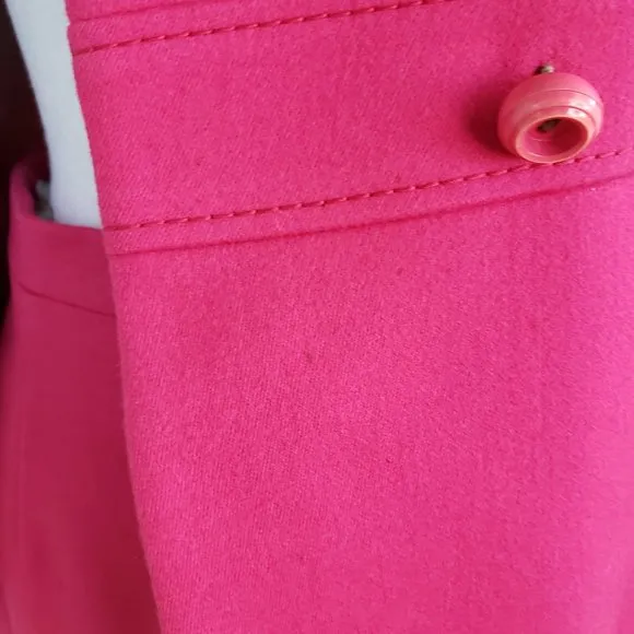 60s Style Hot Pink Jacket / Skirt Suit Set German Made