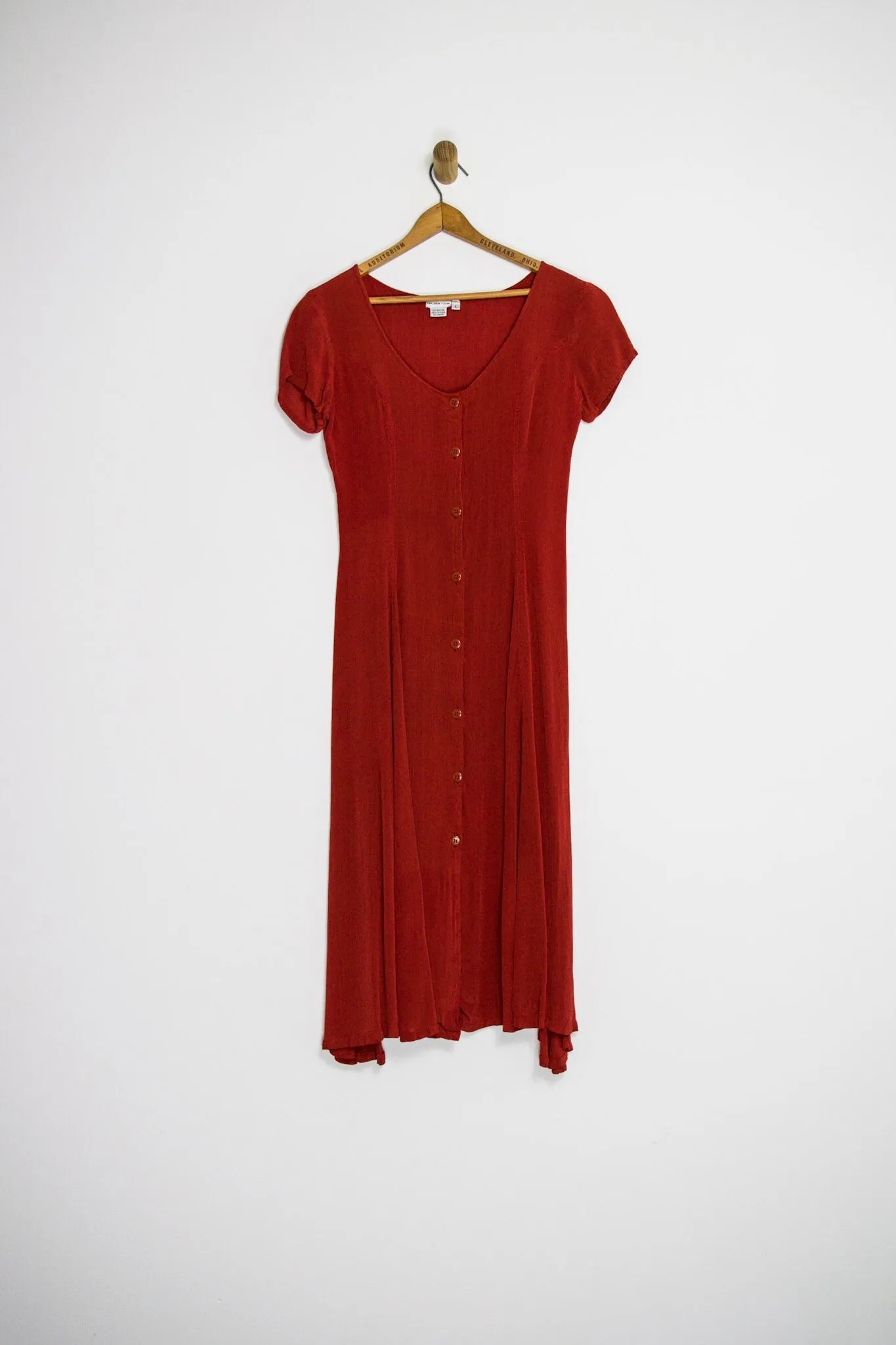 90’s COPPER BUTTON FRONT MAXI / SMALL