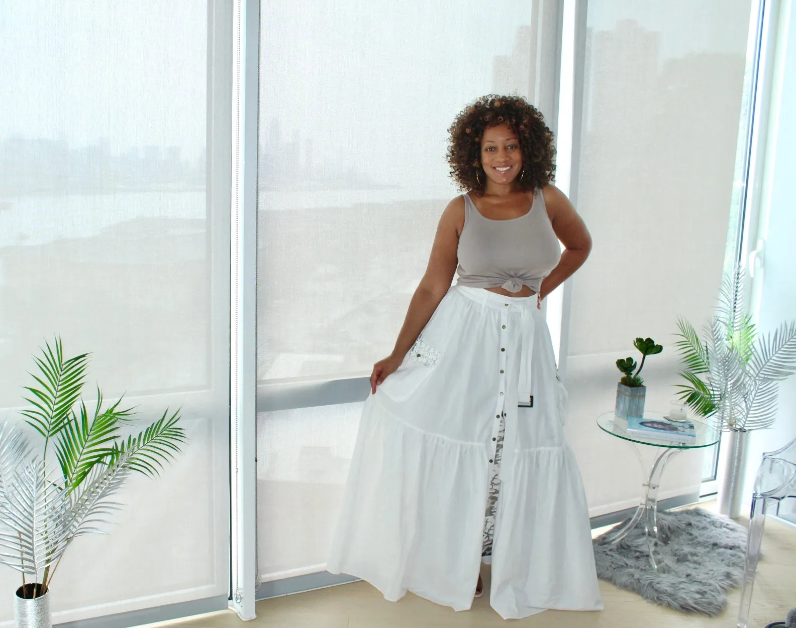 A Crinkle In Time Maxi Skirt (3 Colors)