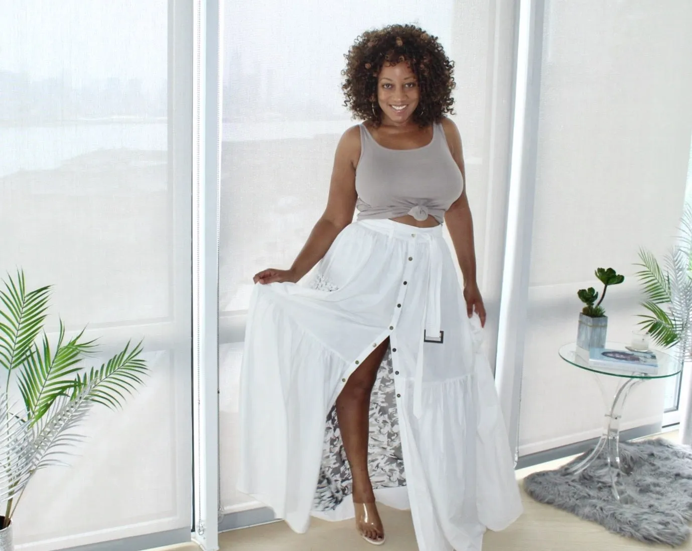 A Crinkle In Time Maxi Skirt (3 Colors)