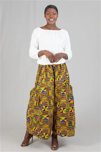 African Print Palazzo Pant