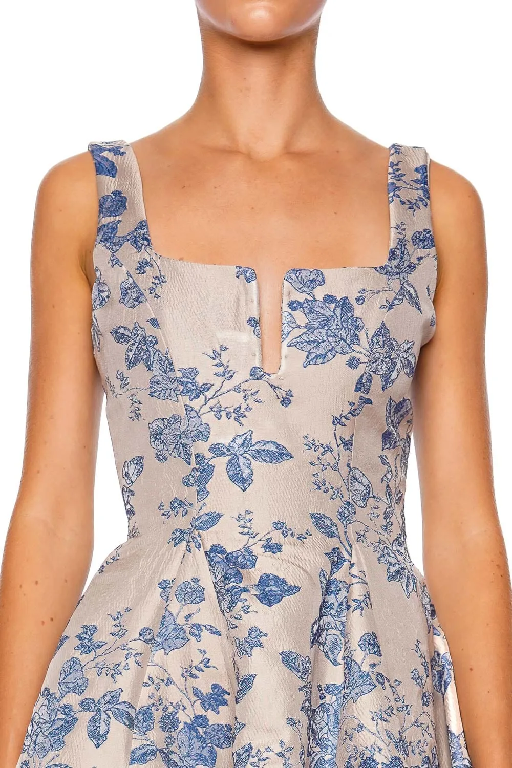 Agua Bougainvillea Floral Mini Dress