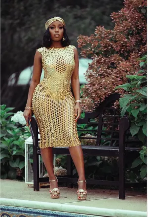 Allure Novembre 24 Karat GoldRush Net Cover Up