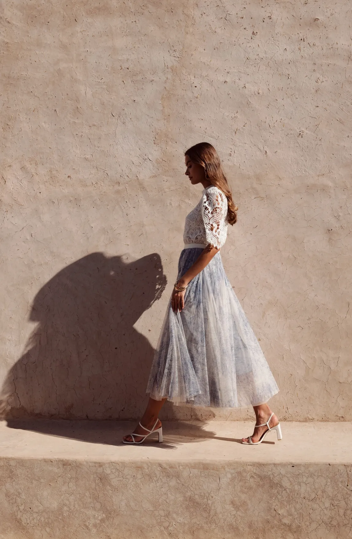 Amber Tulle Skirt - Light Blue