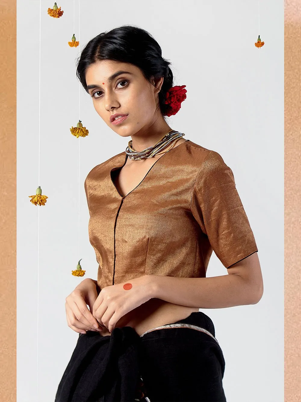 Anavila  I   v-neck-blouse-1