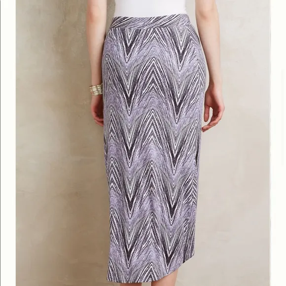 Anthropologie Maeve Monetta Midi Skirt in Purple