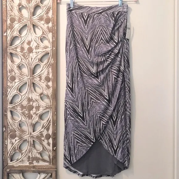 Anthropologie Maeve Monetta Midi Skirt in Purple