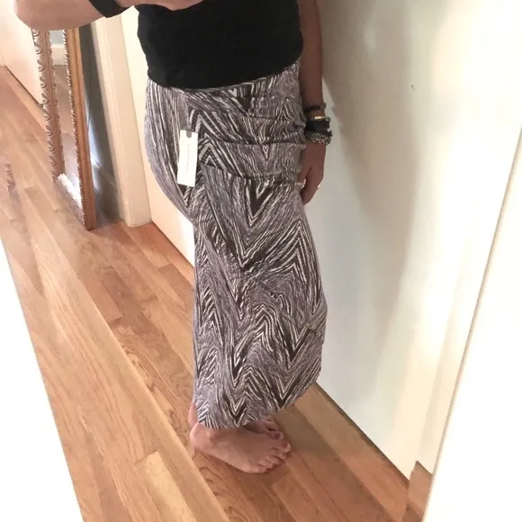 Anthropologie Maeve Monetta Midi Skirt in Purple