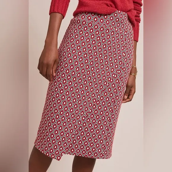 Anthropologie Maeve Wiles Pencil Skirt - Size Small
