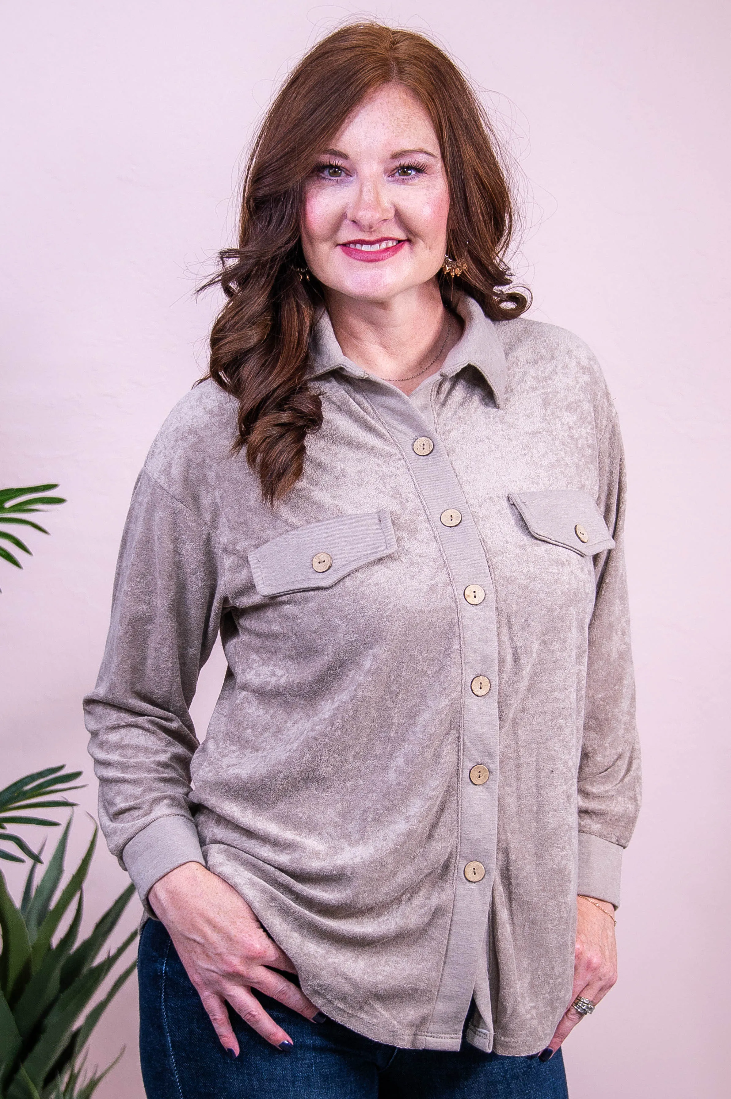 Arizona Nights Latte Solid Top - T10371LT