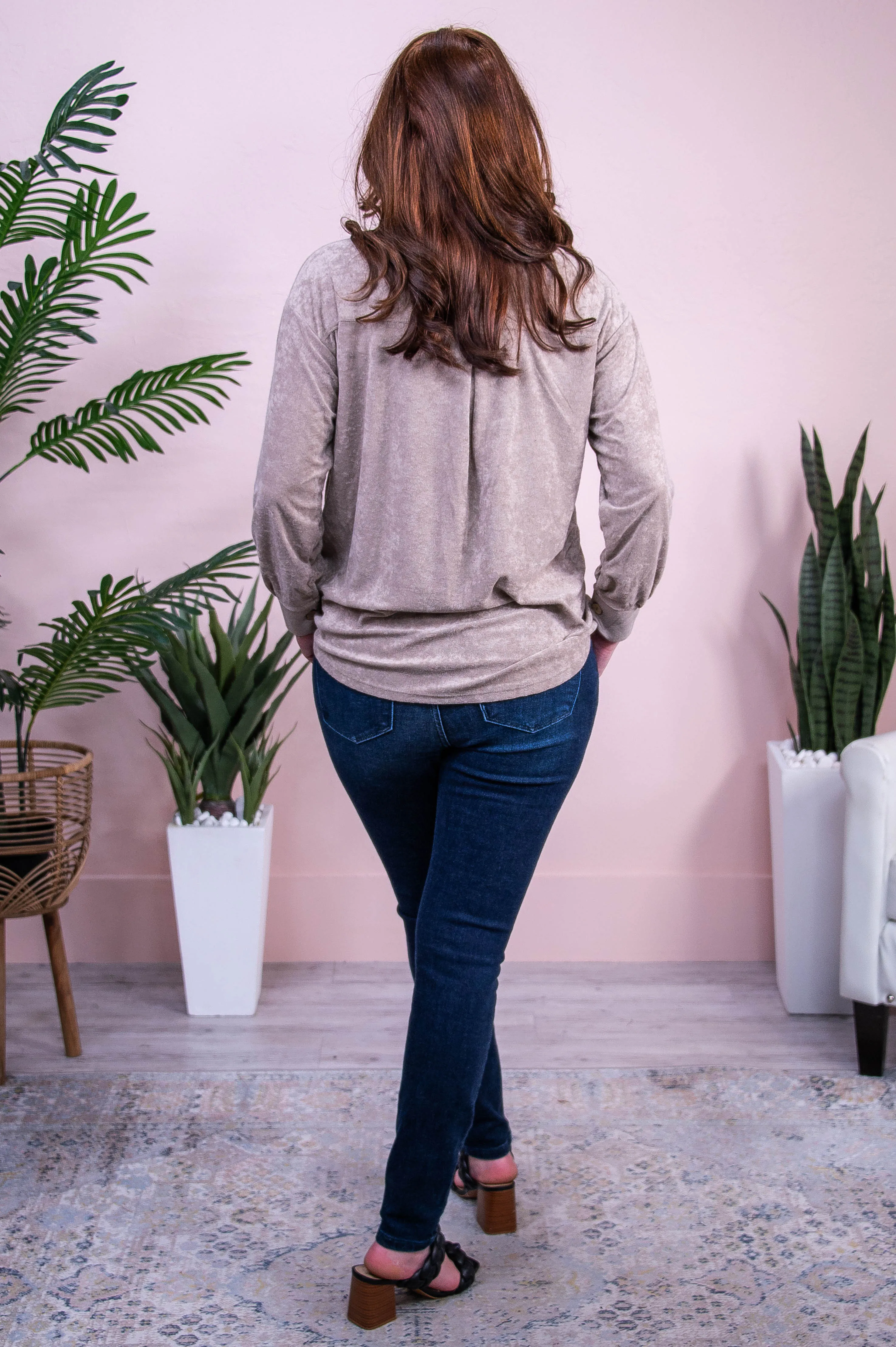Arizona Nights Latte Solid Top - T10371LT
