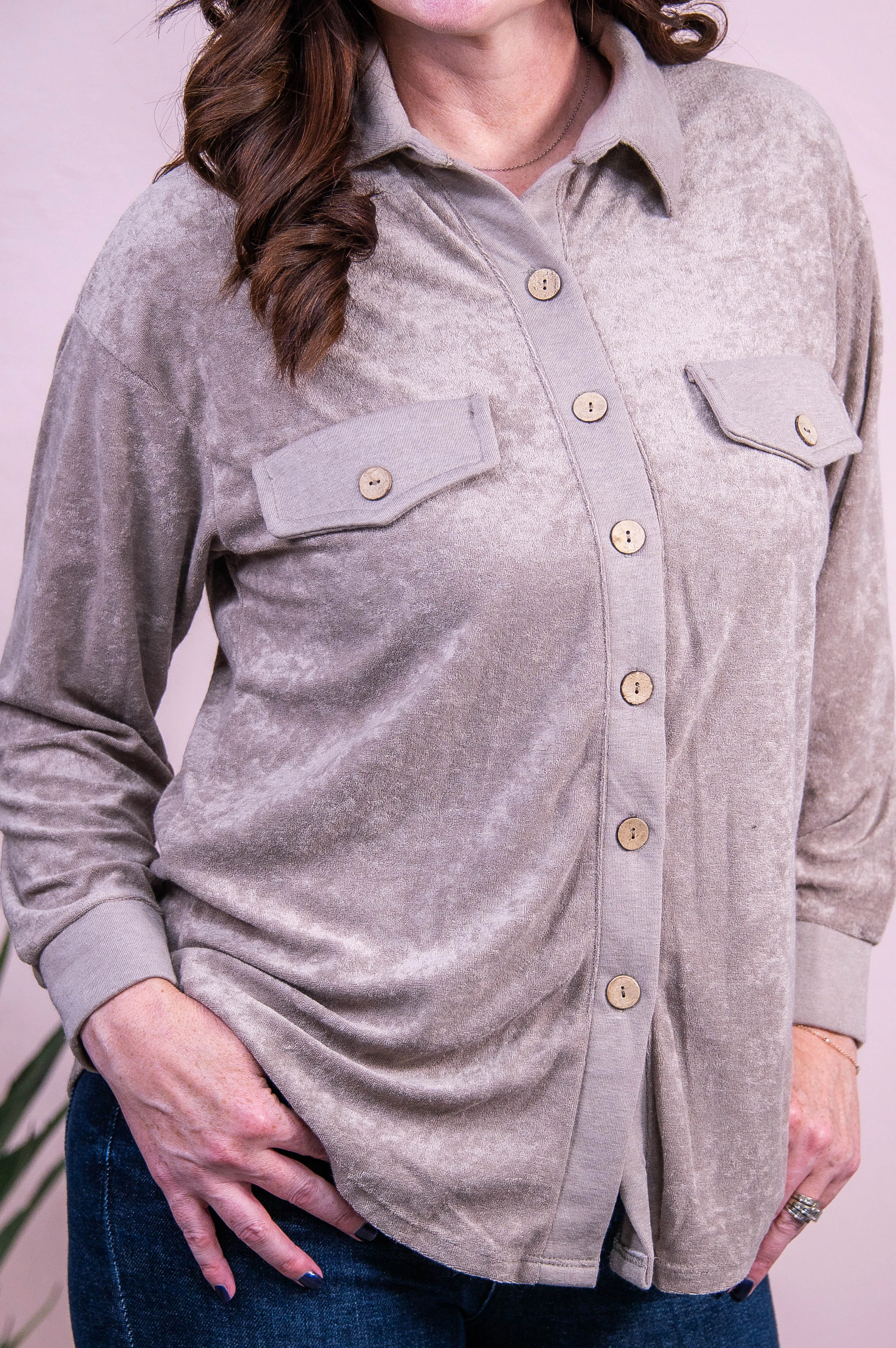 Arizona Nights Latte Solid Top - T10371LT