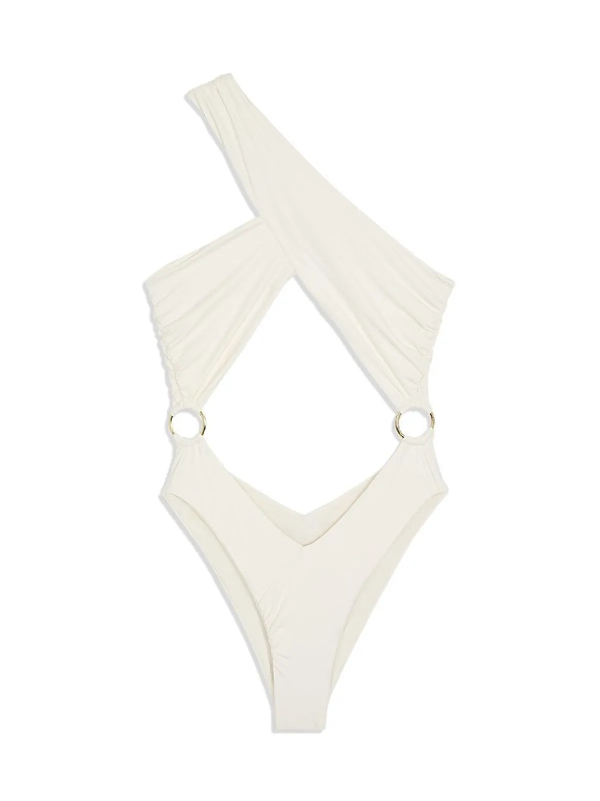 Asymmetrical Cross-Over One Piece ::RET