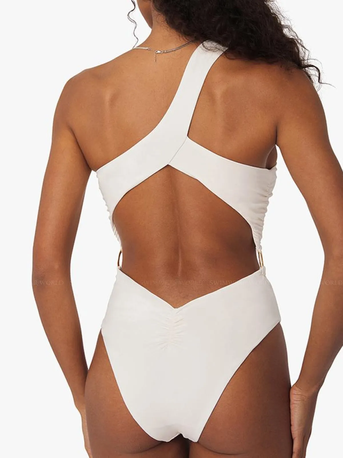 Asymmetrical Cross-Over One Piece ::RET