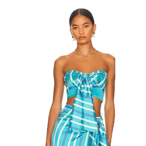 Atoir Tied Up Skirt in Bahamas Stripe Size Small