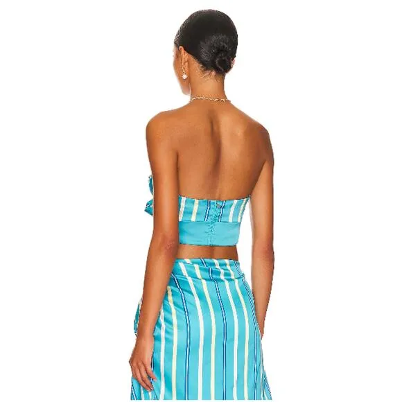 Atoir Tied Up Skirt in Bahamas Stripe Size Small