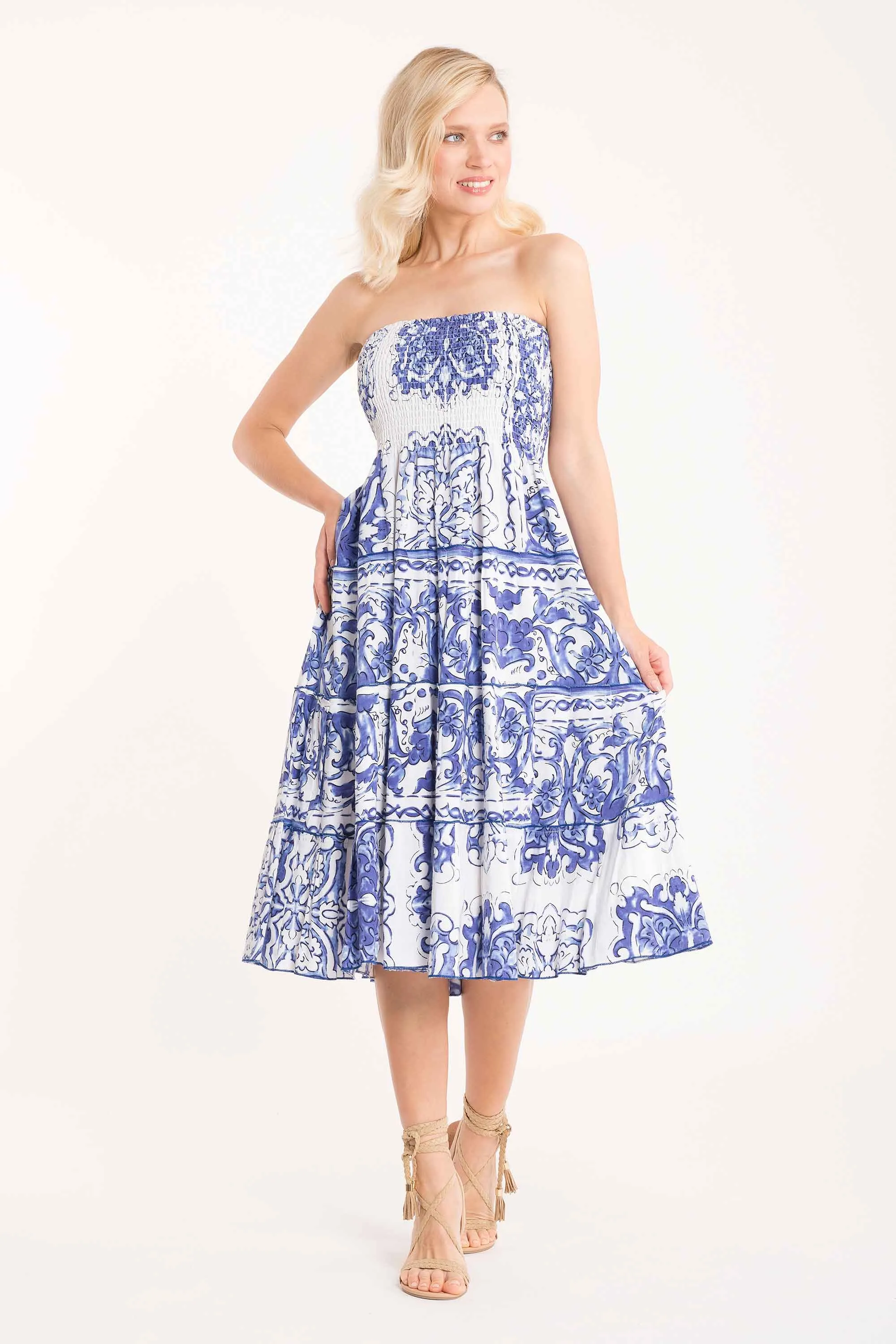 Audrey ruffled maxi skirt