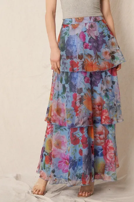 Beggs Floral Layer Skirt