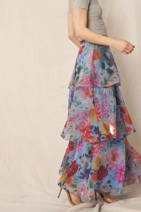 Beggs Floral Layer Skirt