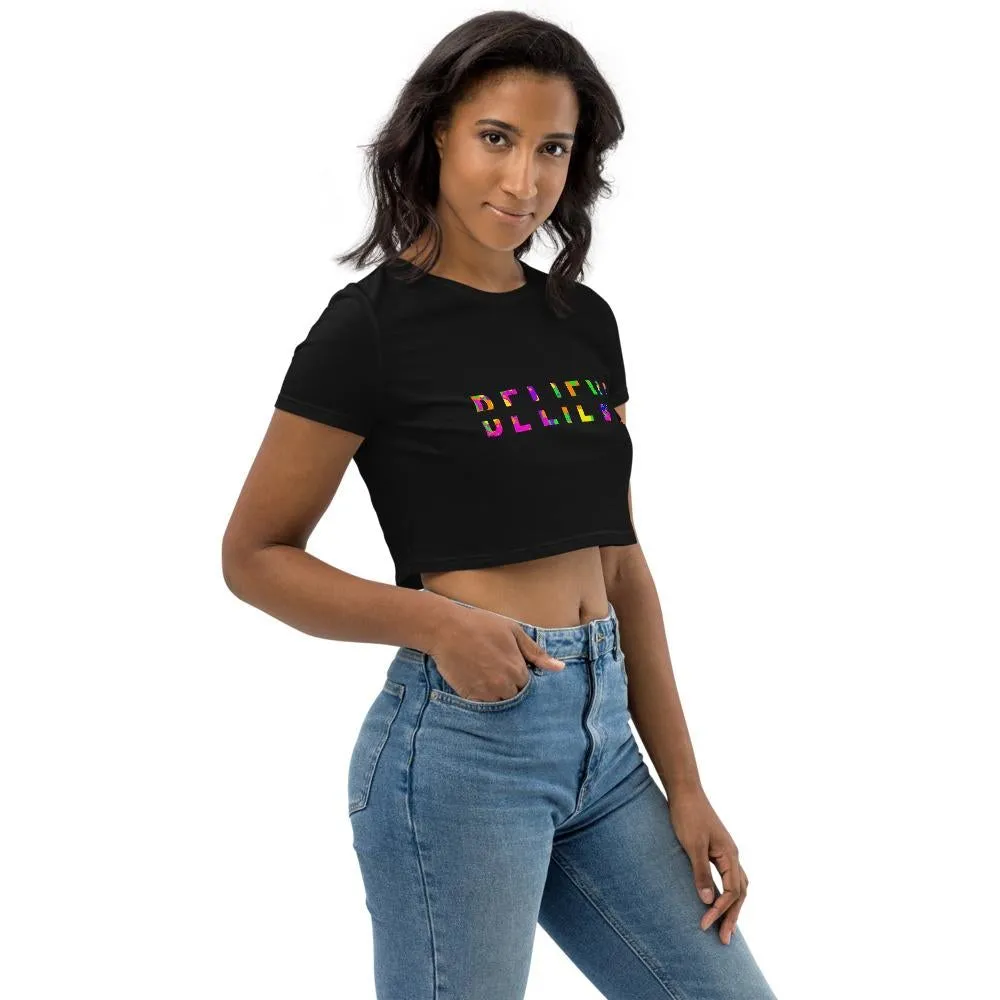 BELIEVE Colorful Organic Crop Top