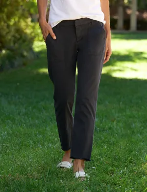 BLACKROCK Washed Black, Italian Peached Twill