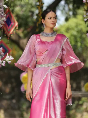 Blouse - Glam Pink Bell Sleeve