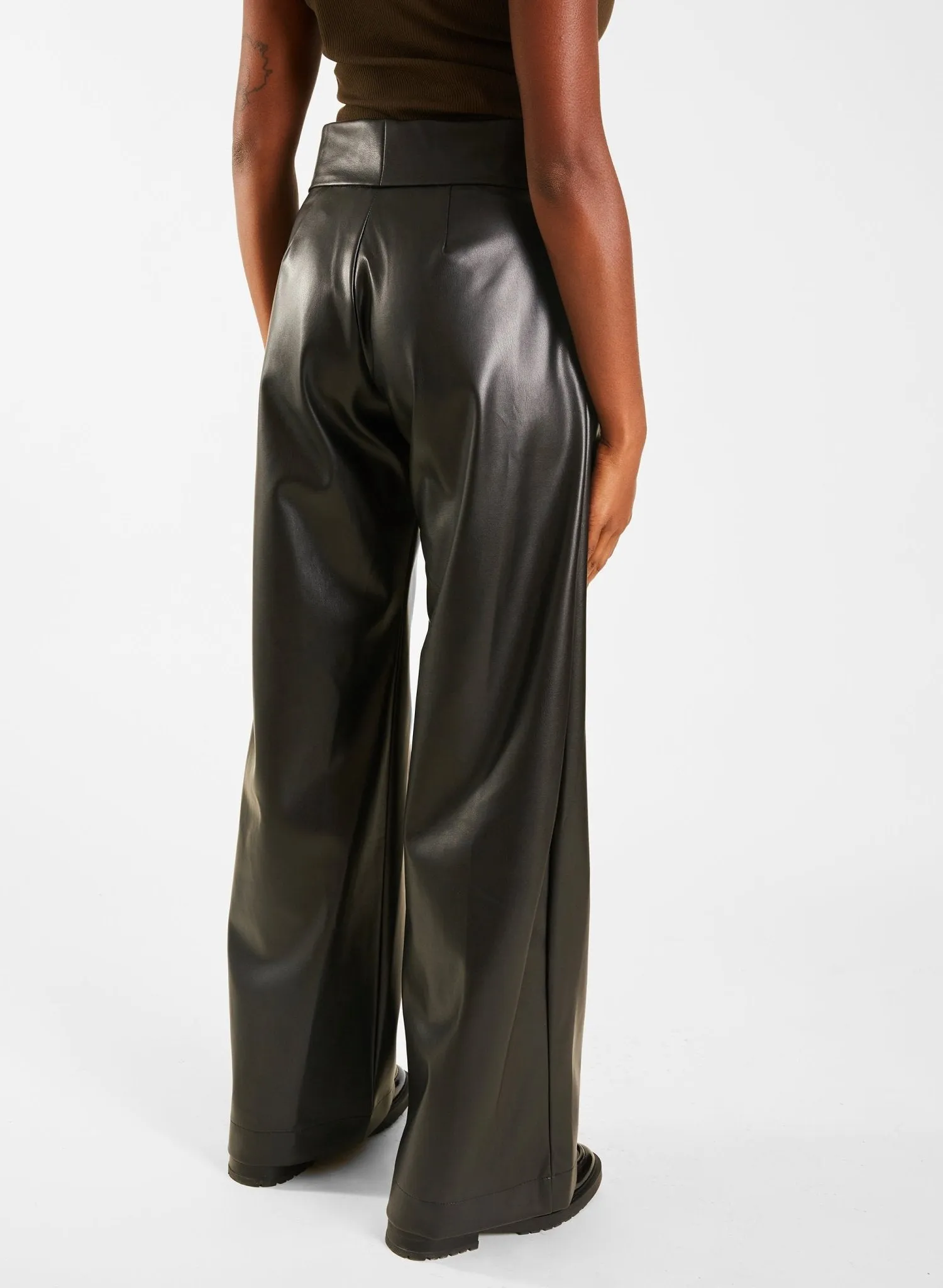 Blu's Pant - Black Pleather