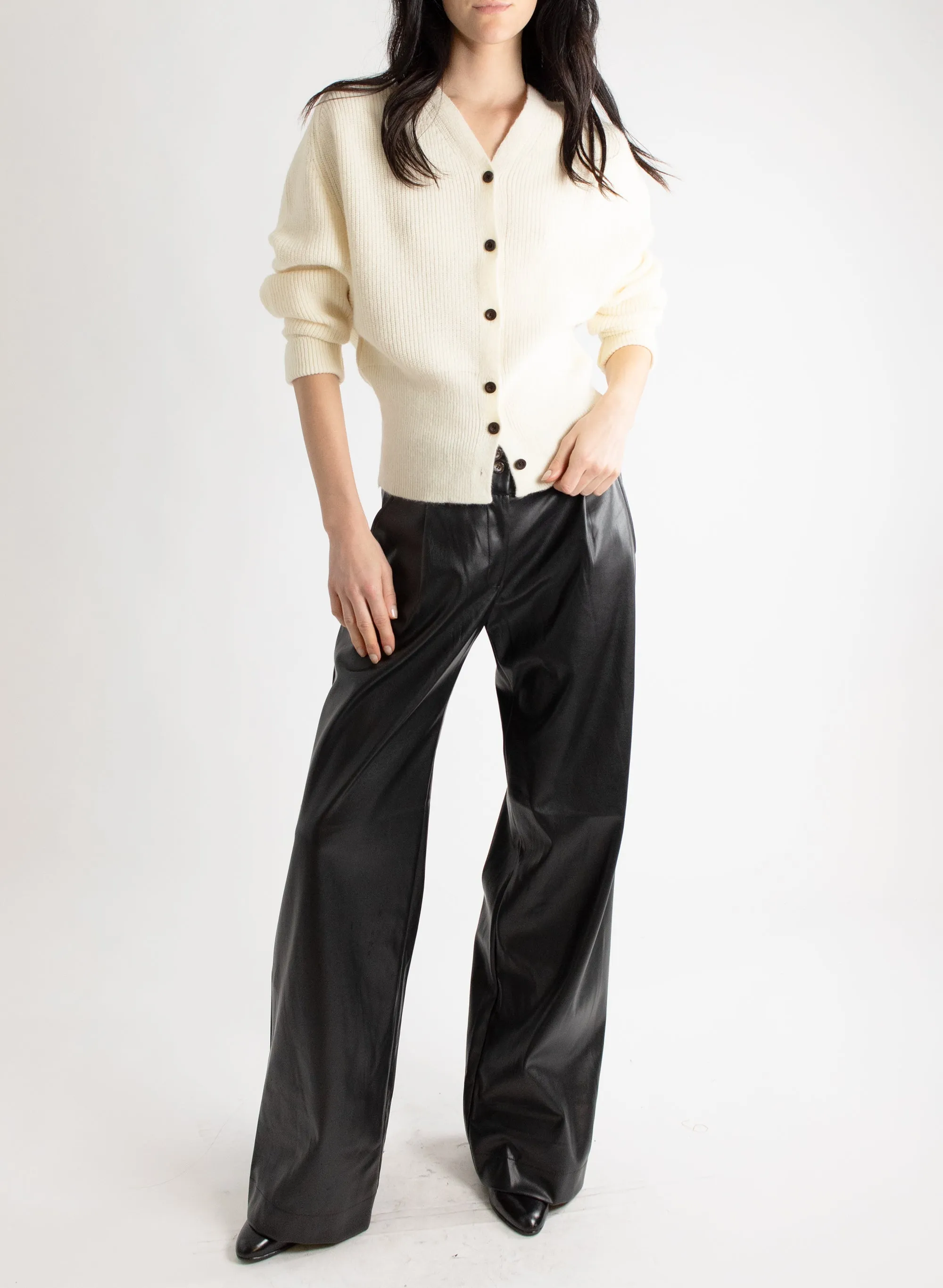 Blu's Pant - Black Pleather