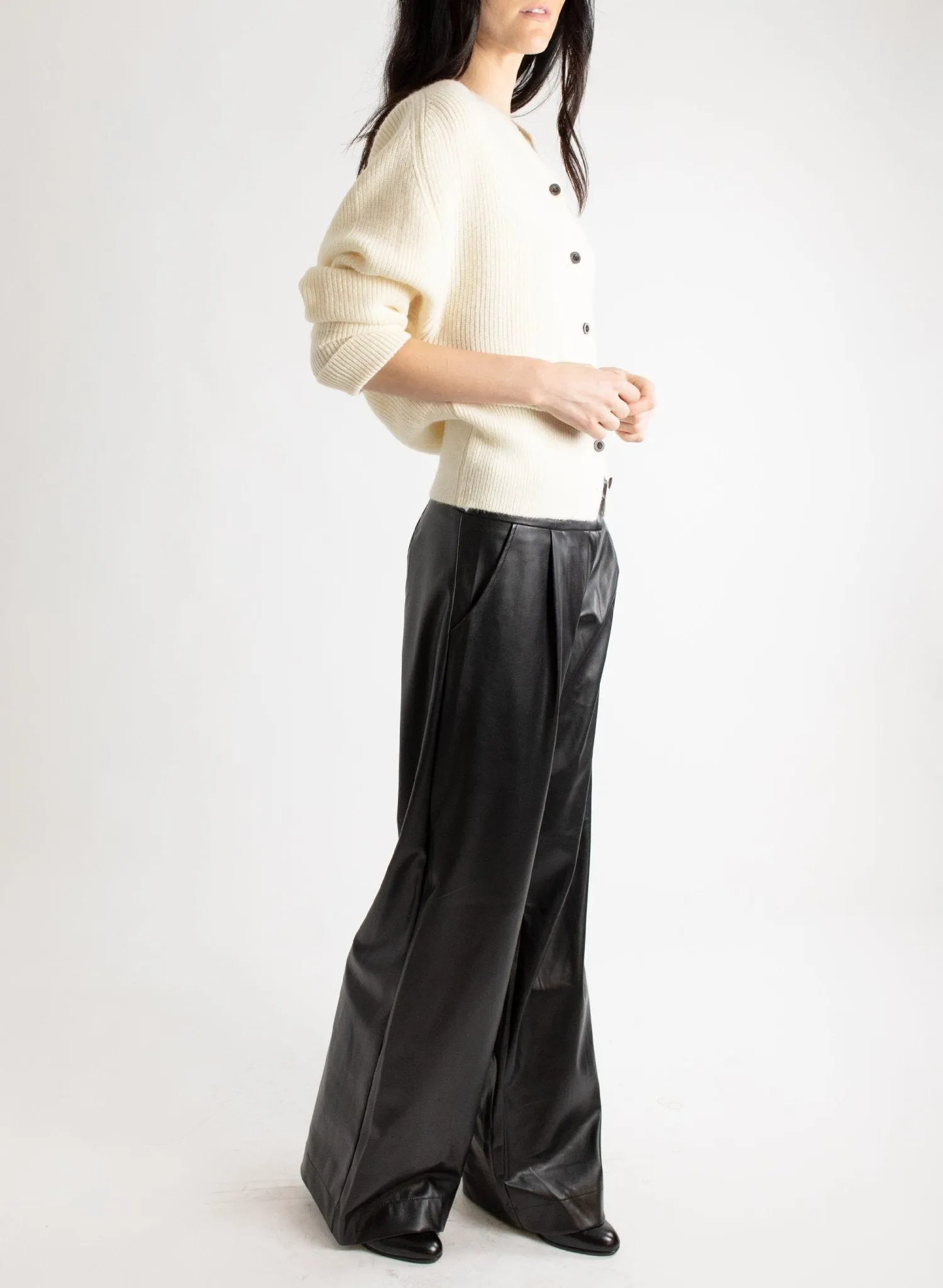 Blu's Pant - Black Pleather