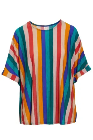 Boyfriend Multi Striped Blouse