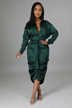 Cadbury Midi Dress - Green