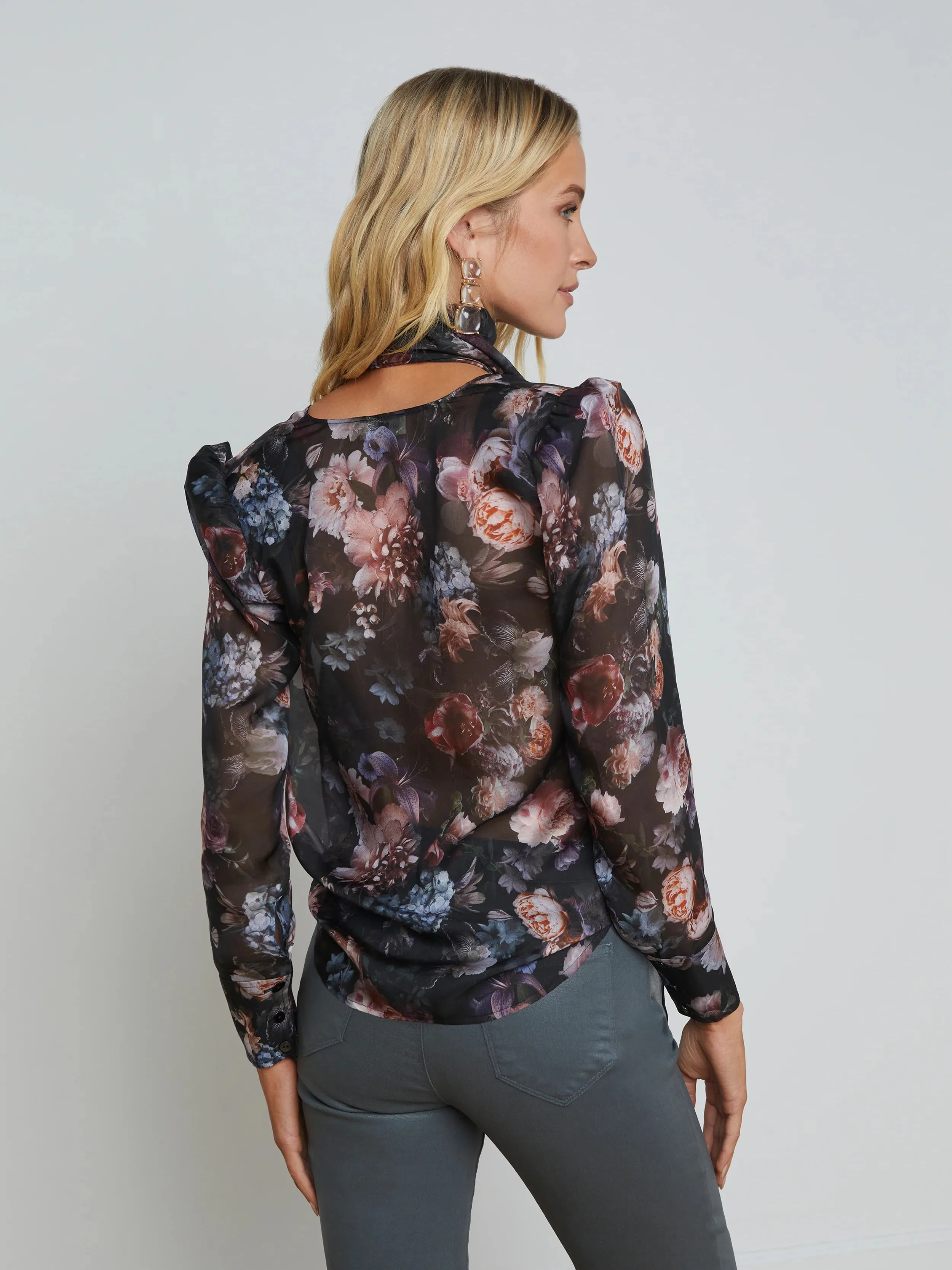 Cambria Tie Neck Blouse