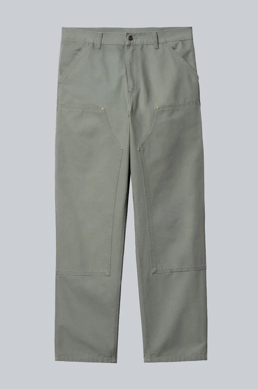 CARHARTT WIP DOUBLE KNEE PANT SMOKE GREEN