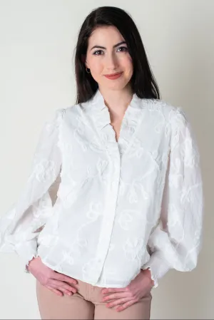 Catch Feelings V-Neck Blouse