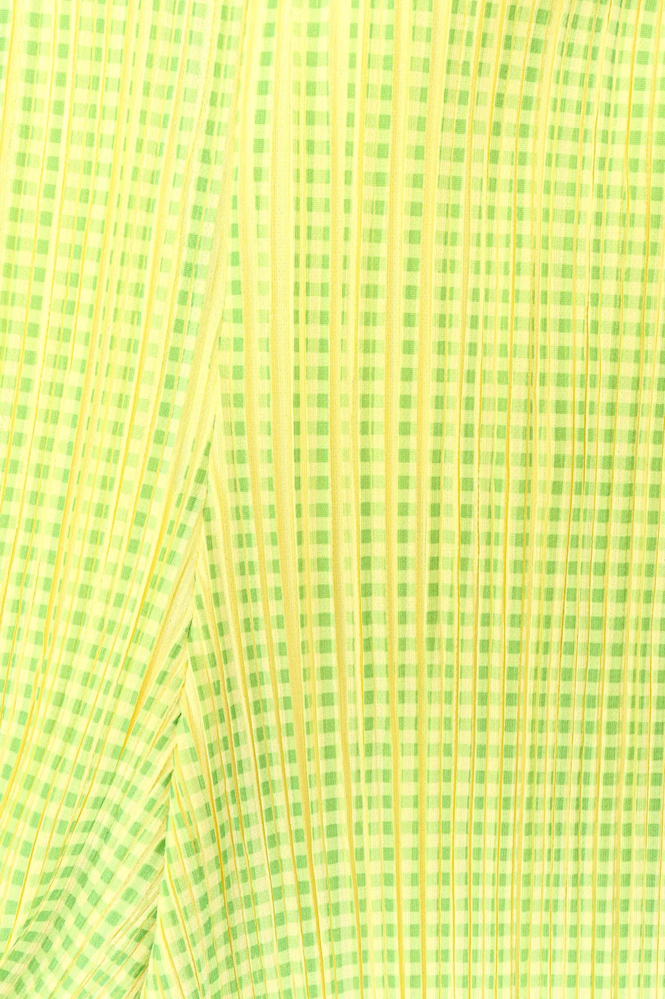 Checker Print Pleat Pant