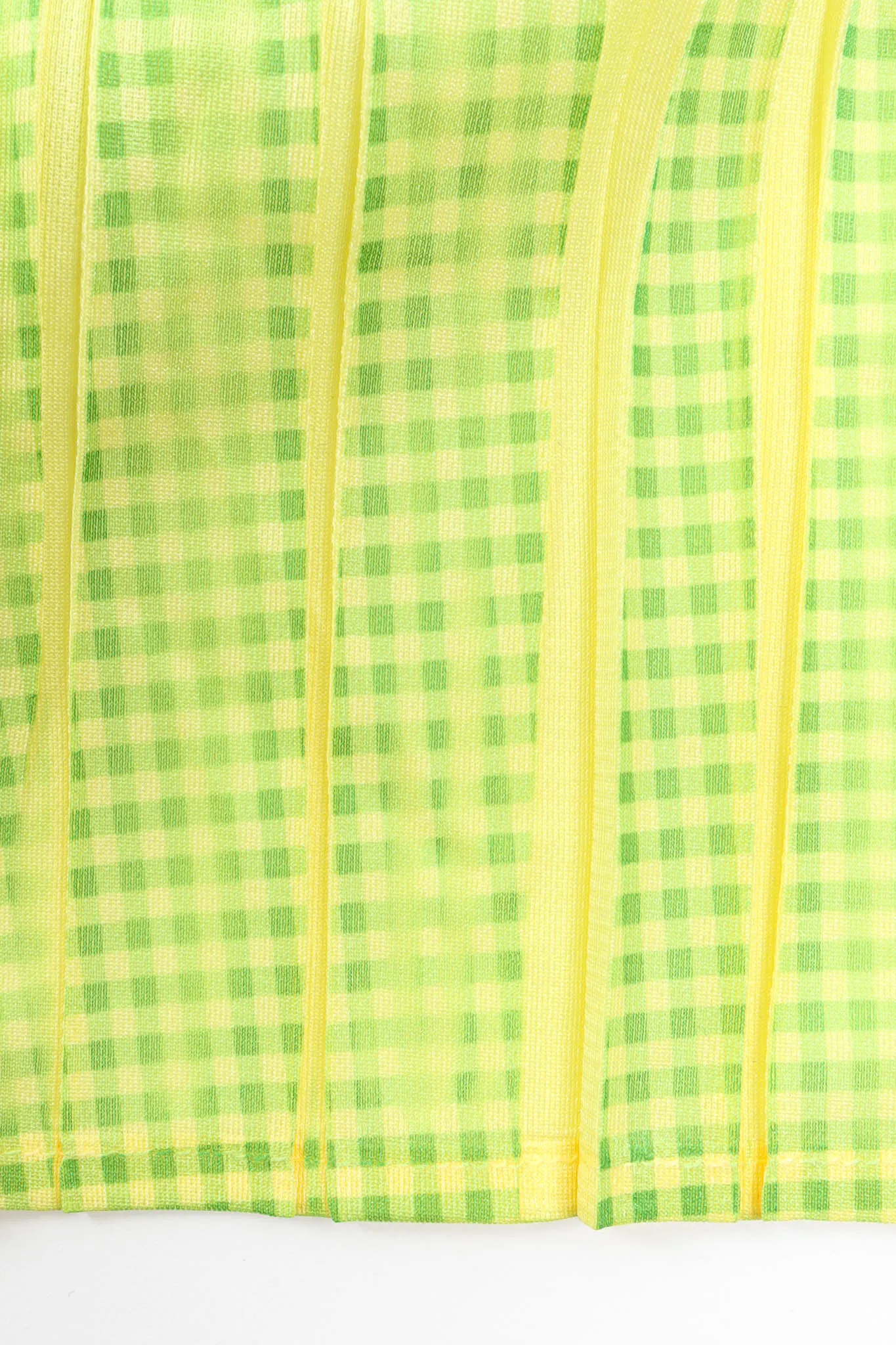 Checker Print Pleat Pant