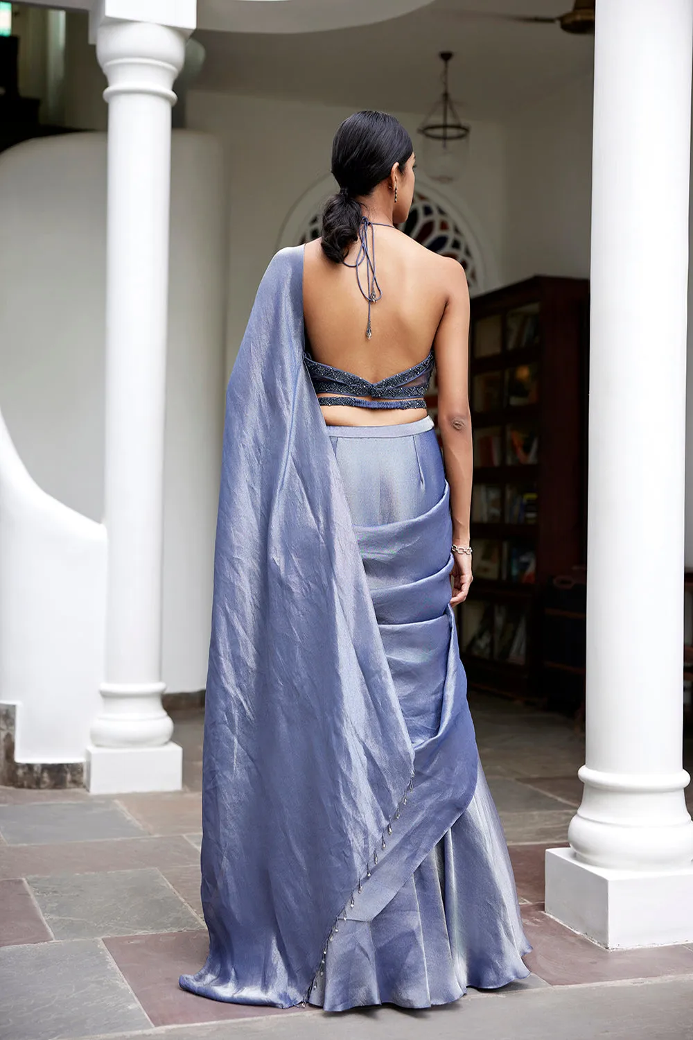 Chloe Draped Saree Set