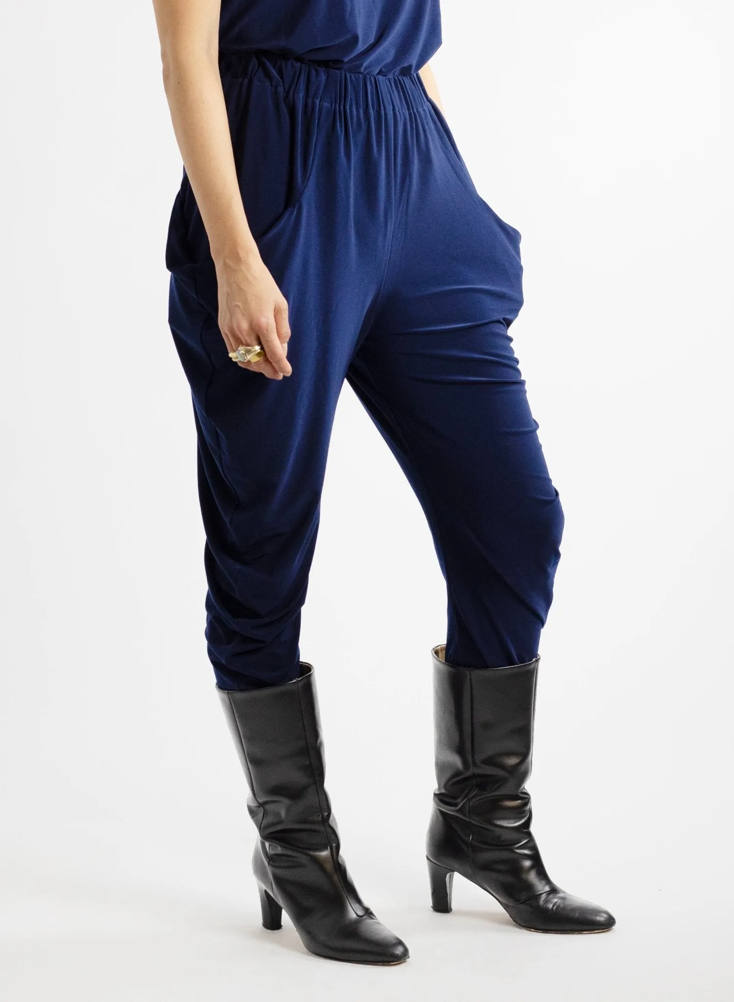 Circle Pant - Navy