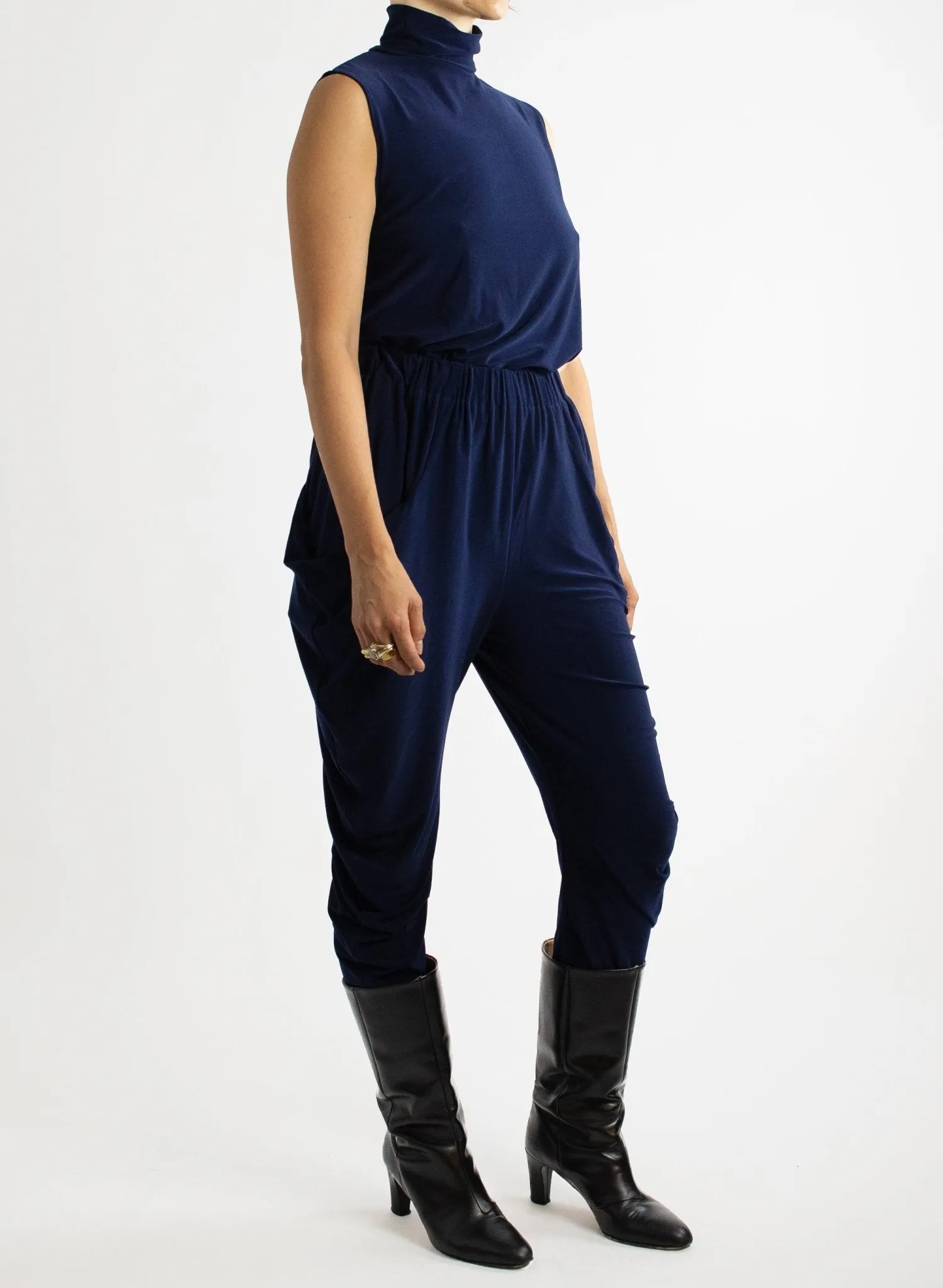 Circle Pant - Navy