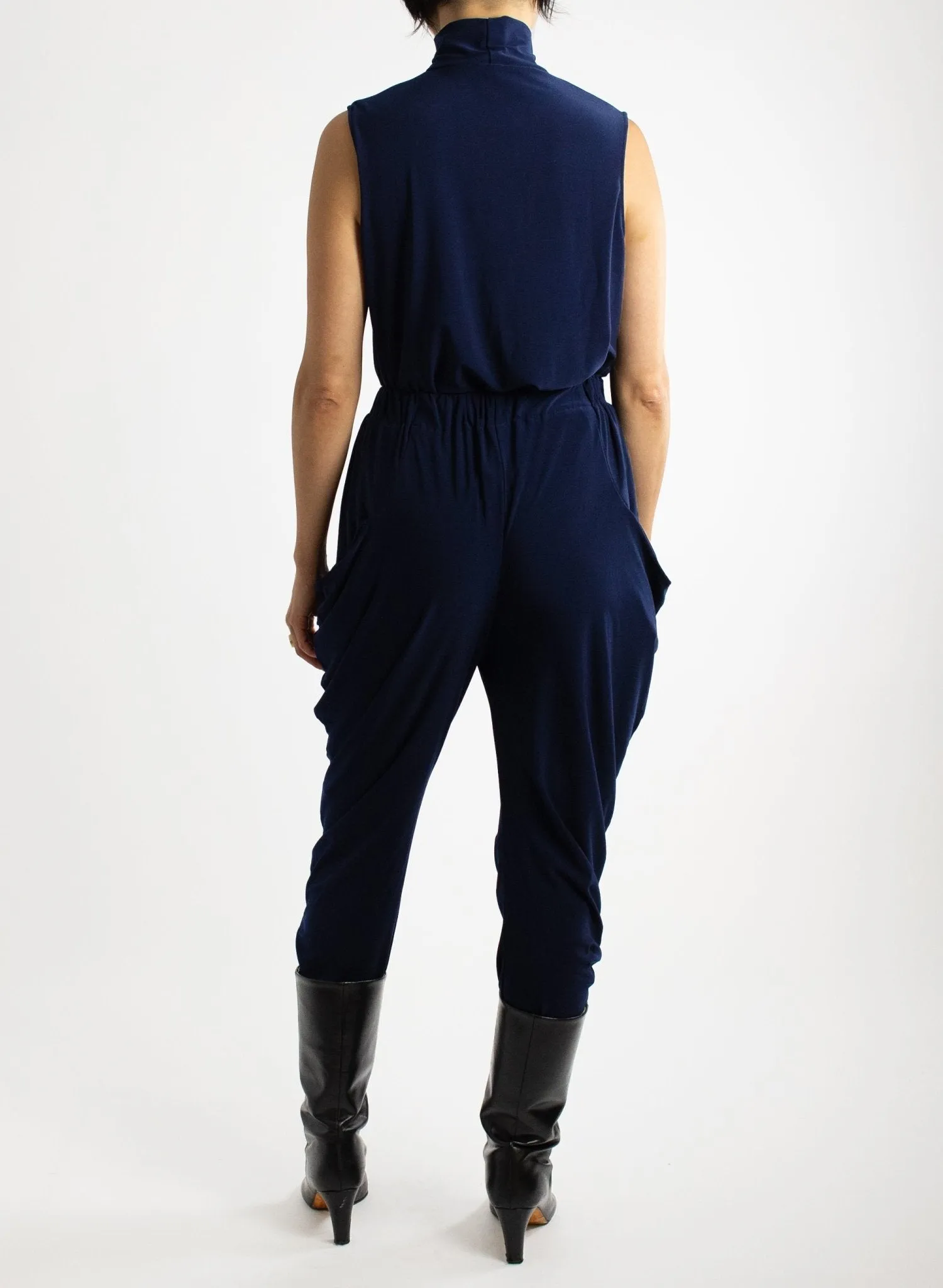 Circle Pant - Navy