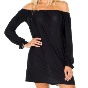 COSITA BUENA - Cuff Bell Sleeve Dress-WAC