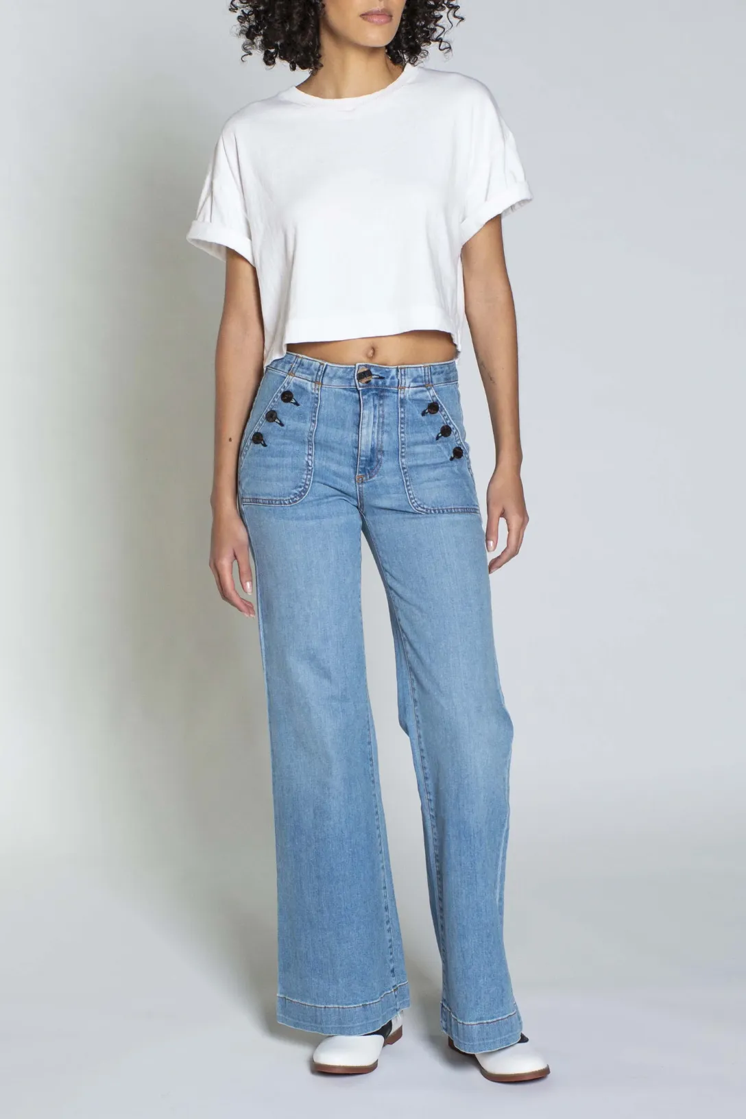 Cuff Tee | Ivory