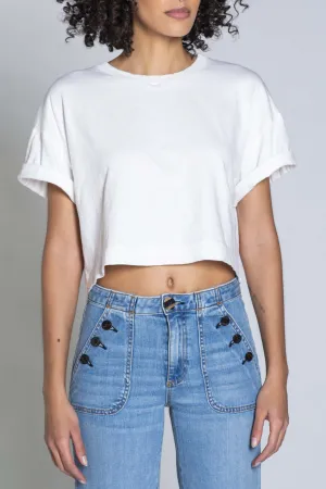 Cuff Tee | Ivory