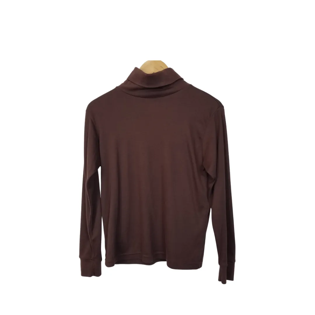 Currants Brown Turtle Neck
