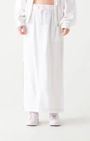 Danica Contrast Stitch Midi Skirt